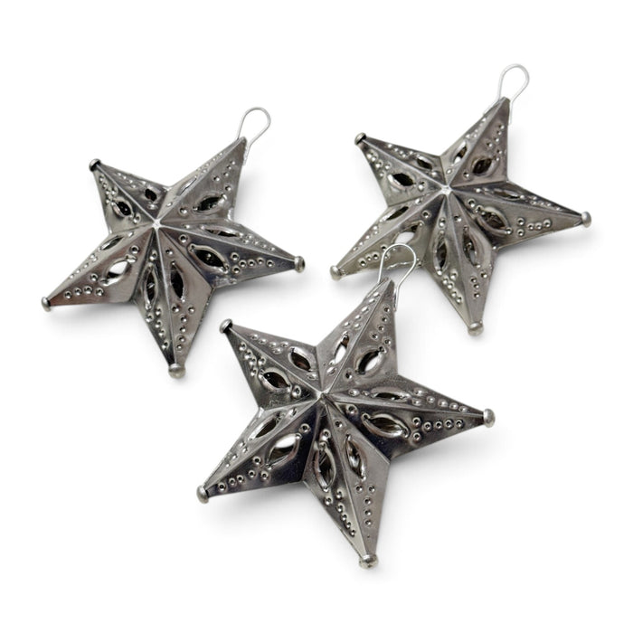 5 Point Tin Star Decorative Ornament