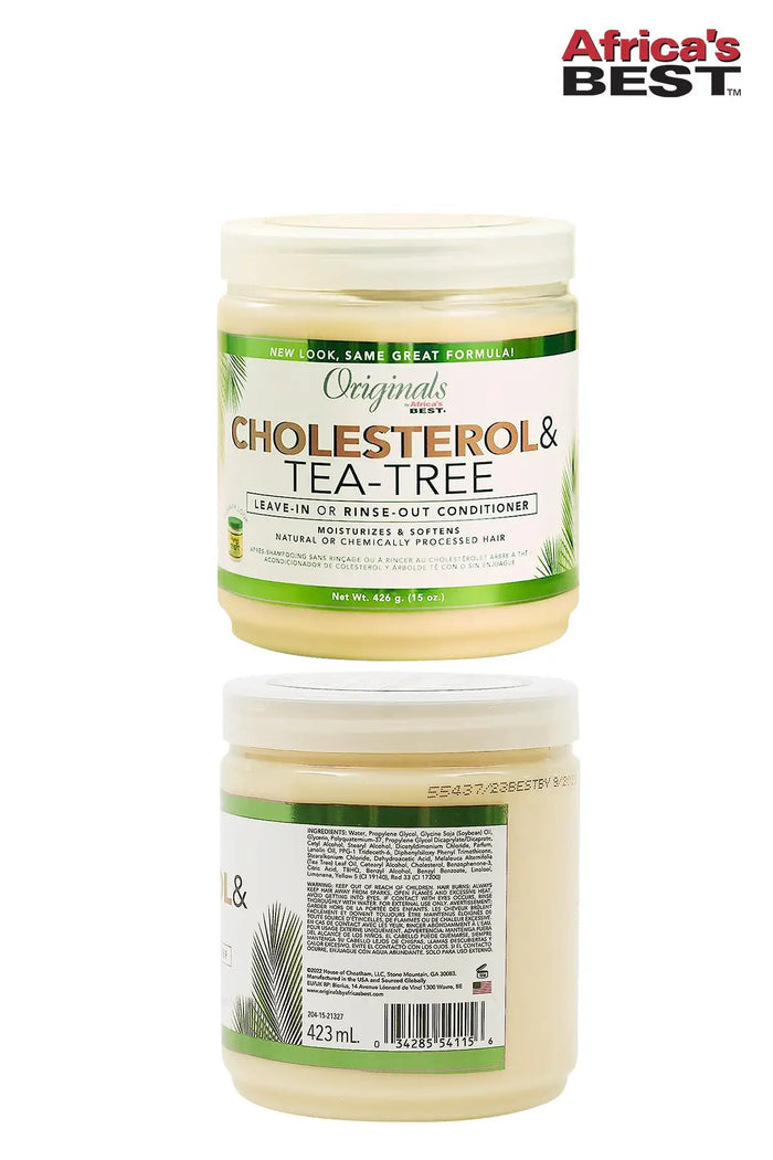 AFRICA'S BEST ORIGINALS CHOLESTEROL TEA-TREE OIL 15oz - BSW BEAUTY CANADA