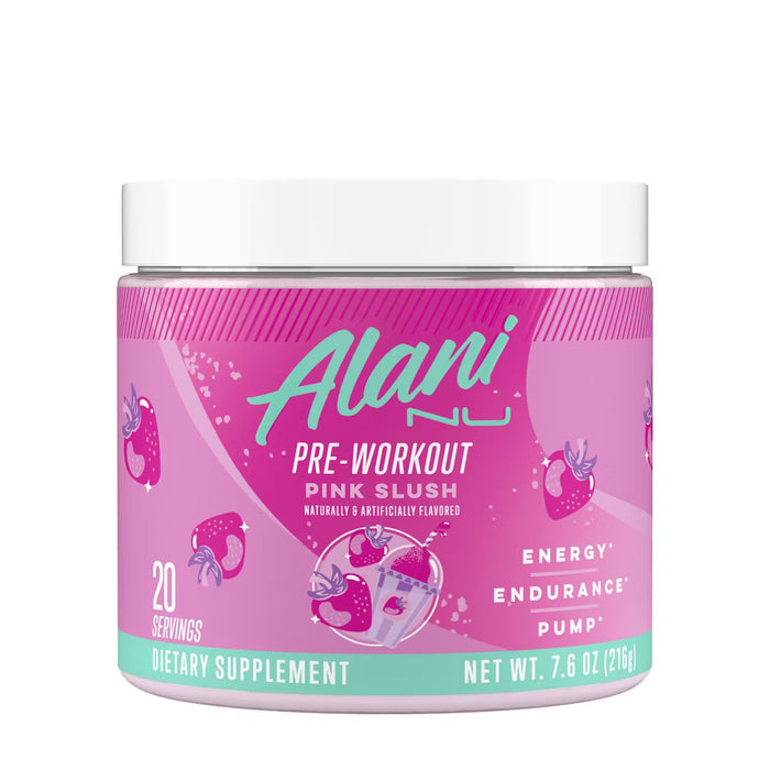 Alani Nu Nutrition Pre-Workout Energy Supplement Powder - Pink Slush