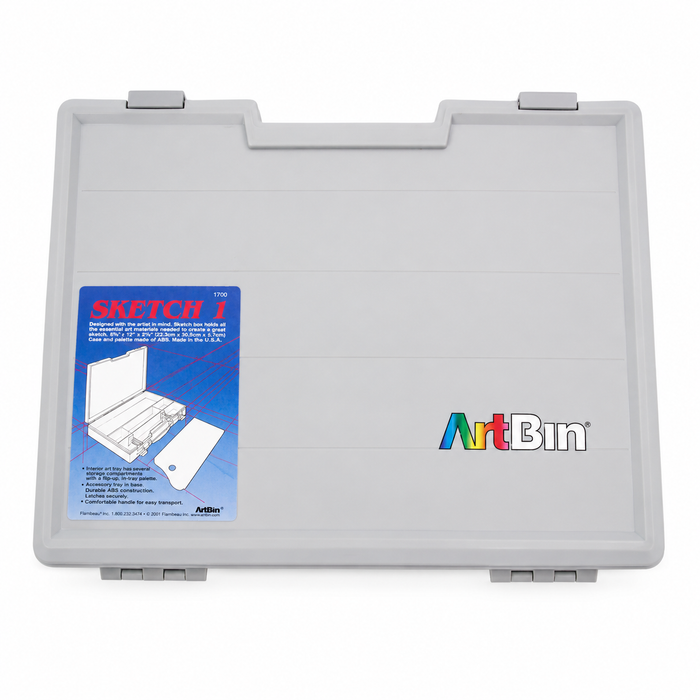 ArtBin Sketch Box with Stain Resistant Palette & Unique springs that holds brushes #7705