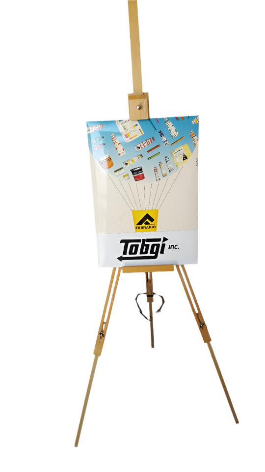 Artist Portable Plein Air Wooden Field Sketch Easel --Display Easel