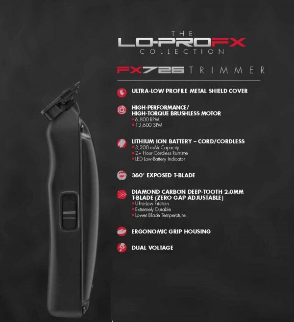 Babyliss LO-PROFX Trimmer # FX726 - Palms Fashion Inc.