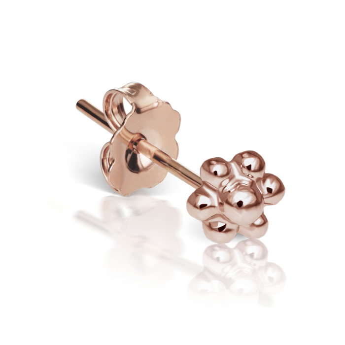 Ball Flower Stud Earring