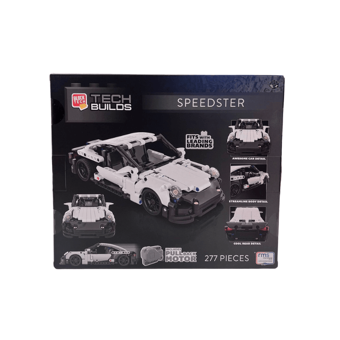 Block Tech - Tech Builds Build Your Own White Speedster Car 🇬🇧
