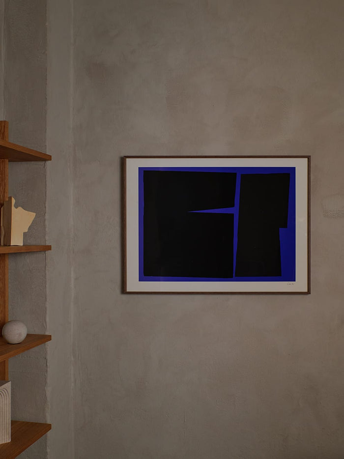 Blue Geometric 02 by Bycdesign Studio