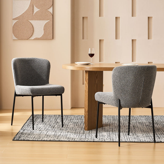 Celeste Boucle Dining Chair