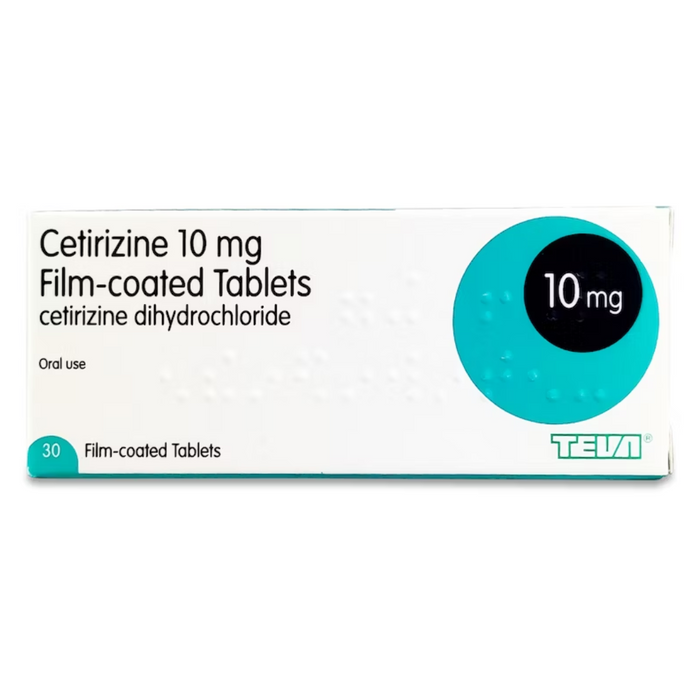 Cetirizine 10mg 30 Tablets