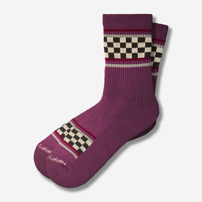 Checkers and Stripes - Orchid
