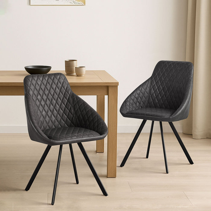 Deluna Faux Leather Dining Chair