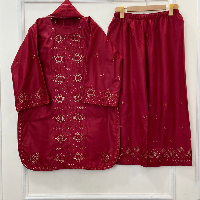 Small / Maroon
