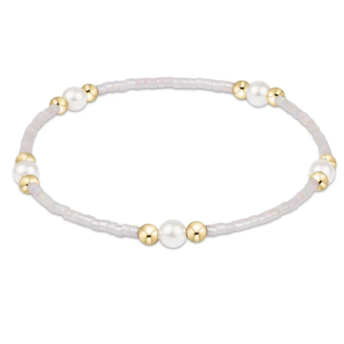 enewton: Hope Purpose Pearl Bracelet - Silky White - B Social Boutique