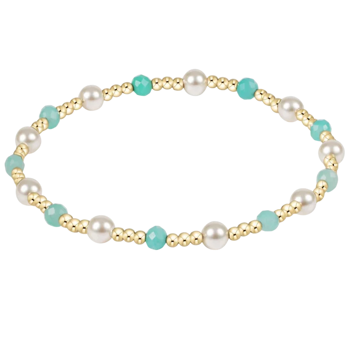 enewton: Pearl Sincerity 4mm Gem Bracelet - Amazonite - B Social Boutique