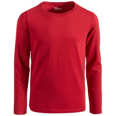Epic Threads Big Girls Long Sleeve Basic Tee - Cherry Red