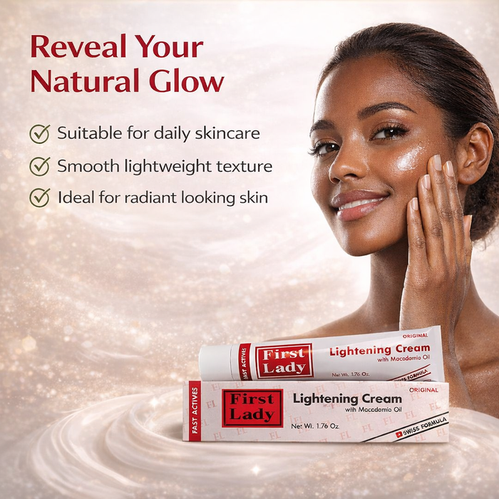First Lady Fast Actives Face Cream 50g | With Niacinamide, Salicylic Acid & Macadamia Oil | Daily Moisturising Face Cream