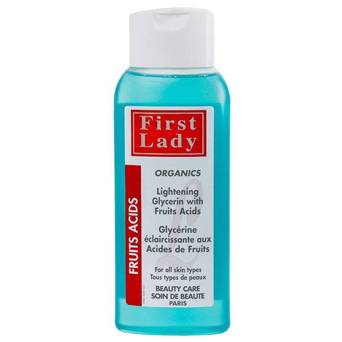 First Lady Fruit Acids Glycerin 400ml | With Fruit Acids | Daily Moisturising Face & Body Care