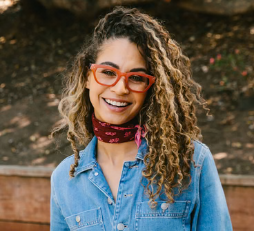 Flora Focus Coral/Black Marble - Peepers Reading Glasses