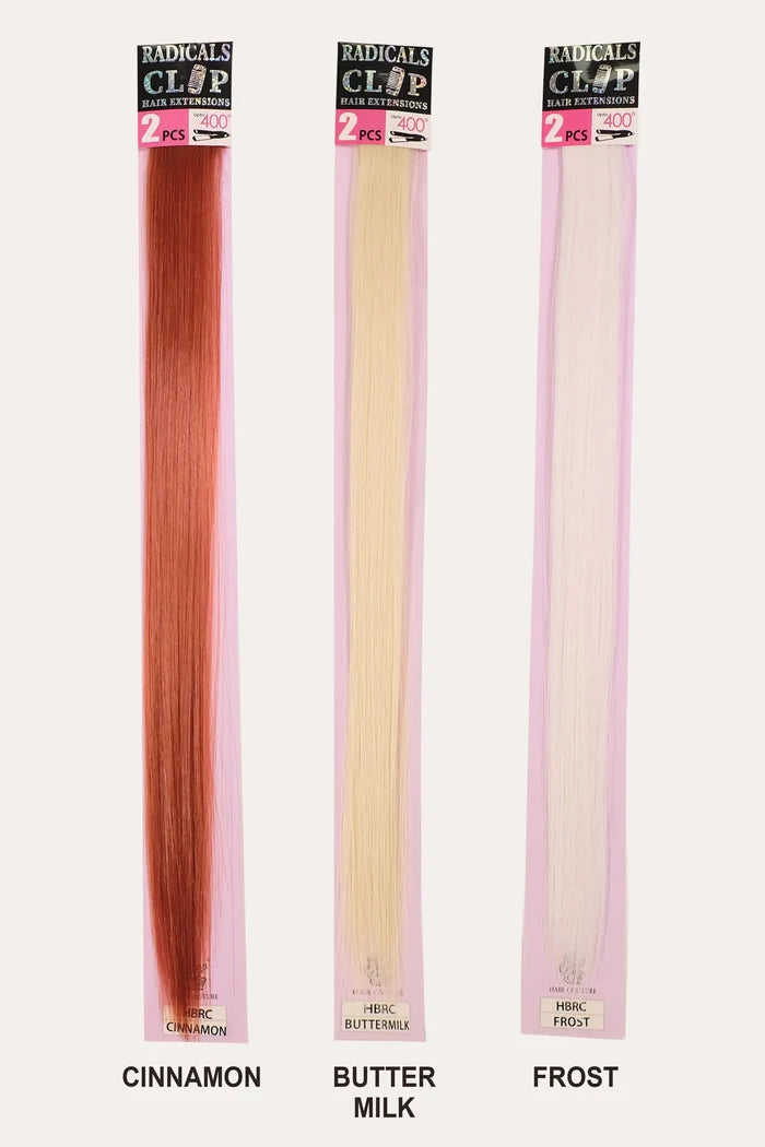HAIR COUTURE HUMAN HAIR BLEND REDICAL CLIP-IN 2PC 18" HAIR COUTURE