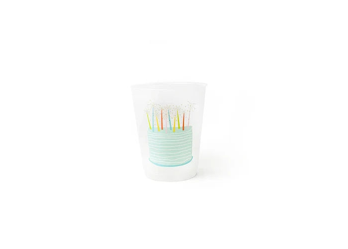 Happy Everything: Sparkle Cake Frosted Cups Set of 10 - B Social Boutique
