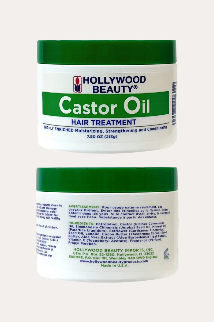 HOLLYWOOD CASTOR OIL HAIR TREATMENT 7.5oz - BSW BEAUTY CANADA