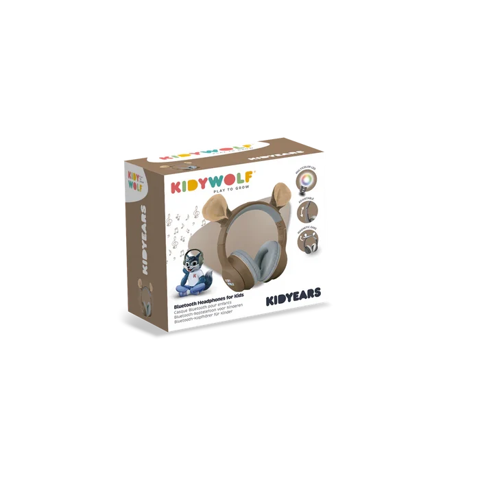 Kidywolf - KidyEars - Bluetooth Headphone - Bear - Packaging