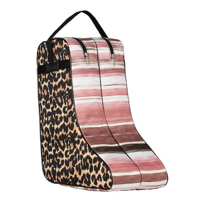 Leopard & Serape Boot Bag