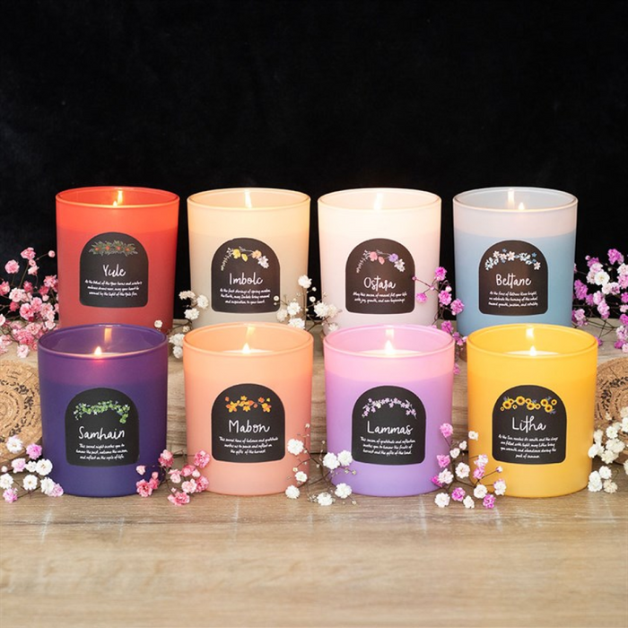 Litha Wildflower Wheel of the Year Candle 🇬🇧