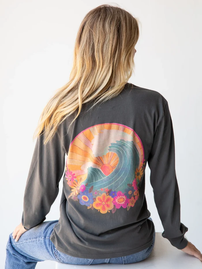 Comfy Tee Shirt - Waves-view 3