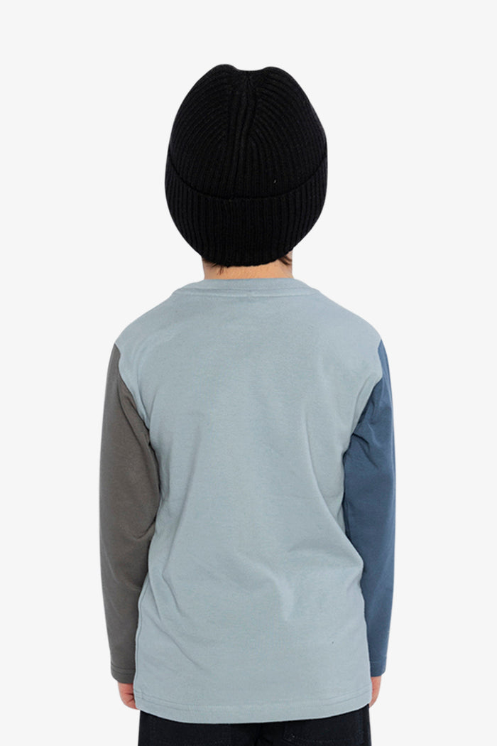 Long Sleeve Organic Cotton T-Shirt Sky Blue-3