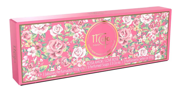 Maja Love Rose 3 Soap Set 3 X 100g