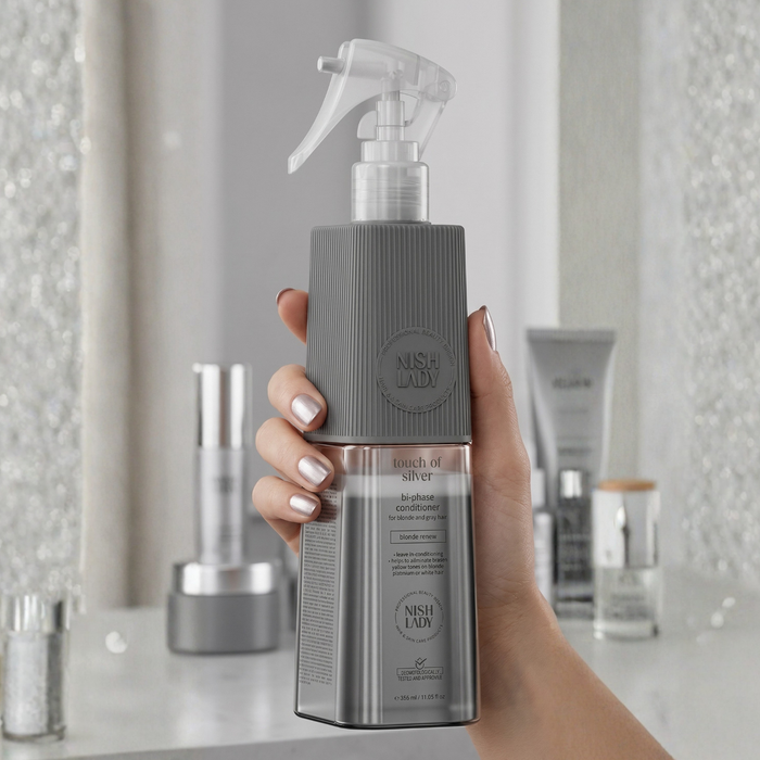 NishLady Touch Of Silver Bi-Phase Conditioner - 386ml