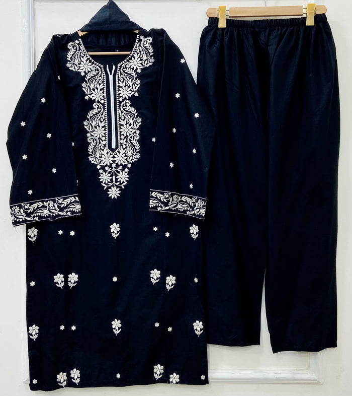 Noor e Eid 3PC (Cotton) D-505