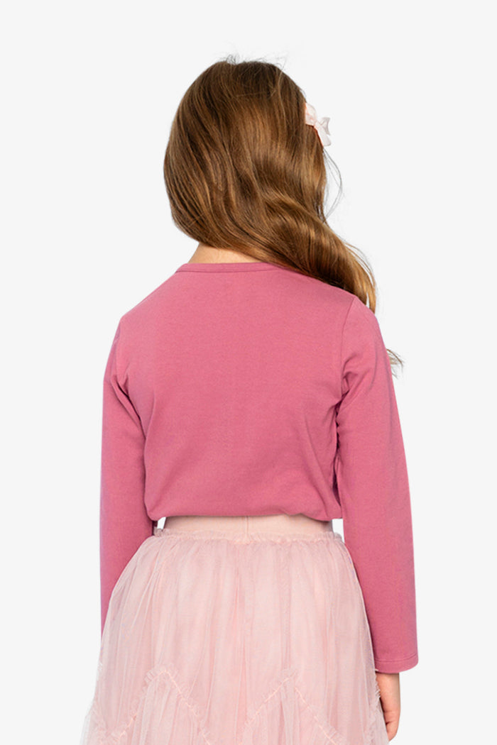 Organic Cotton Jersey T-Shirt Raspberry Pink-3