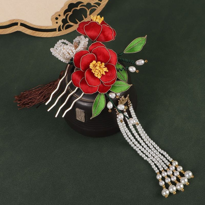 Red tassel style * 3pcs