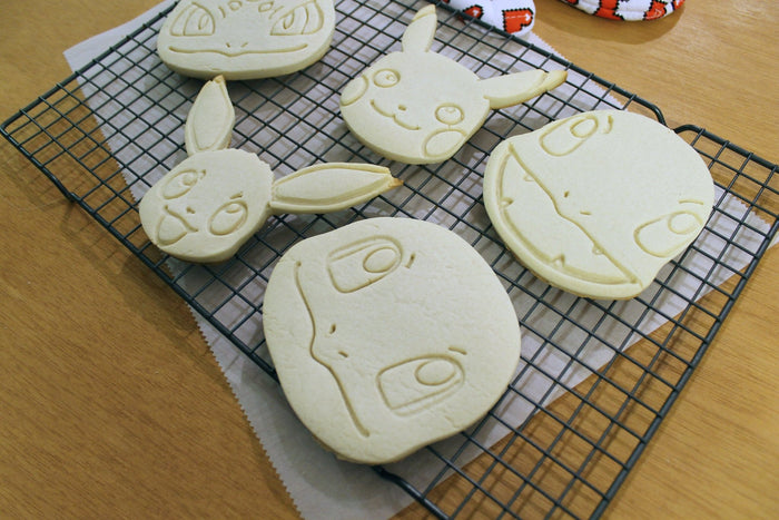 Pokemon Generation 1 Starter Cookie Cutters- Squirtle, Bulbasaur, Charmander, Pikachu, Eevee - LootCaveCo