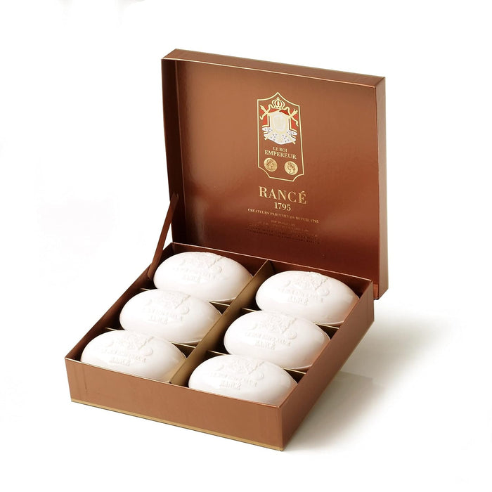 Rance Le Roi Empereur- Six 3.5 Oz Soaps In Display Box 6 X 3.5 Oz