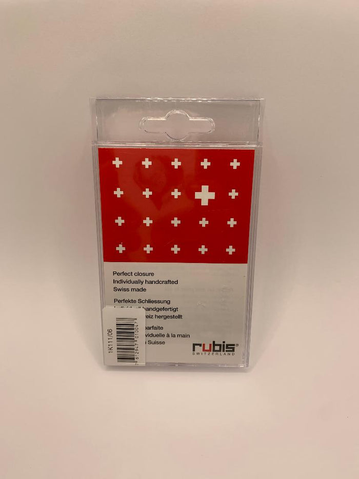 Rubis Perforated Stainless Steel Tweezer Slanted Red