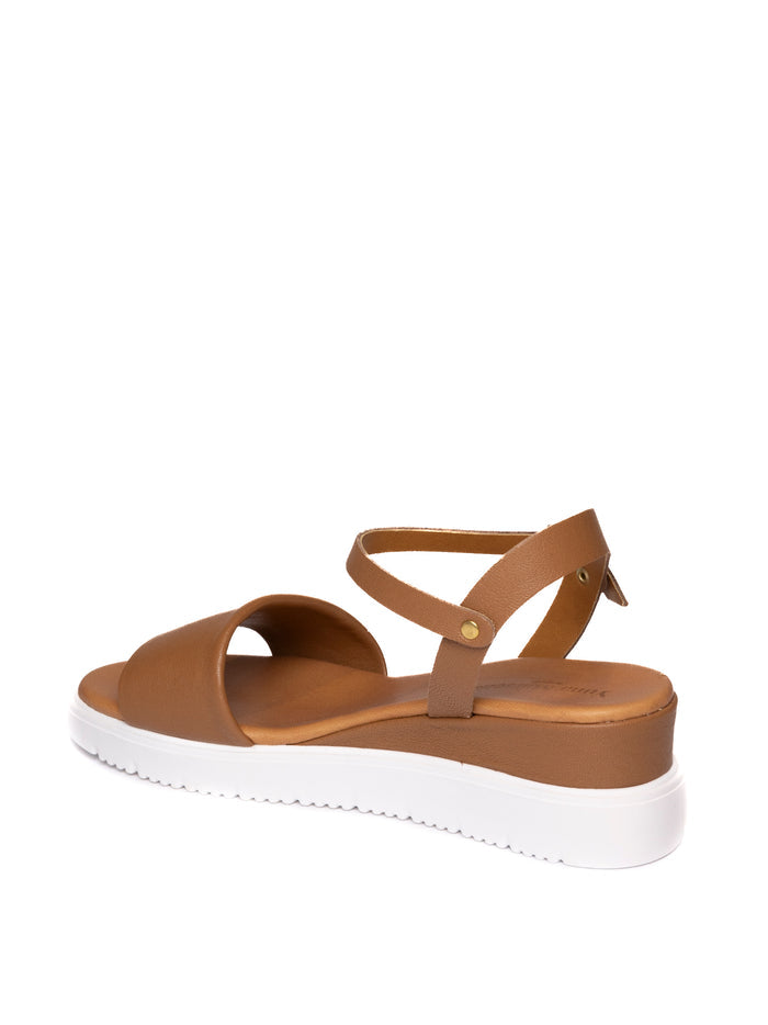YUNA MARSELLA Sandalo pelle cuoio FZ3-02 VIT-CUOIO