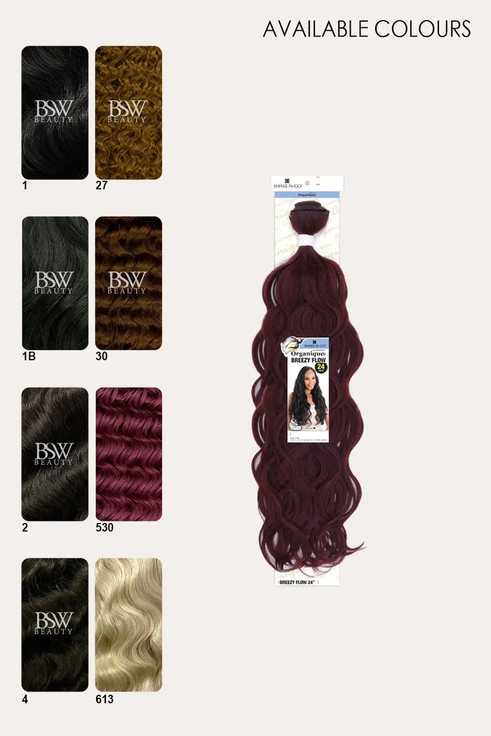 SHAKE N GO ORGANIQUE BREEZY FLOW 24" - BSW BEAUTY CANADA