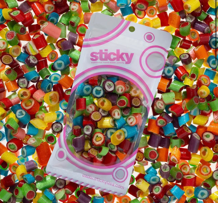 Sticky Sour Fruit Mix Candy