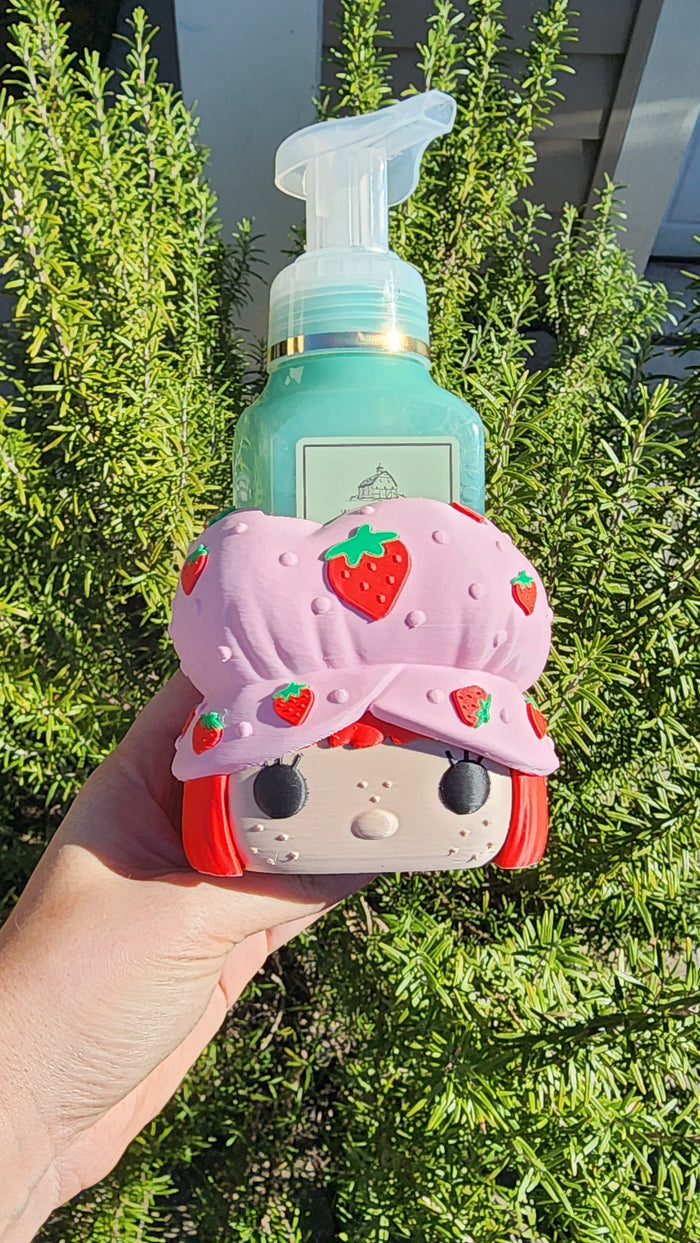 *STL FILE ONLY* Strawberry Bath & Body Foam Soap Holder Digital File