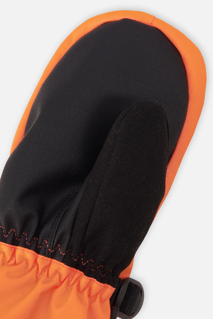 Teknik Winter Mittens Bright Orange-4