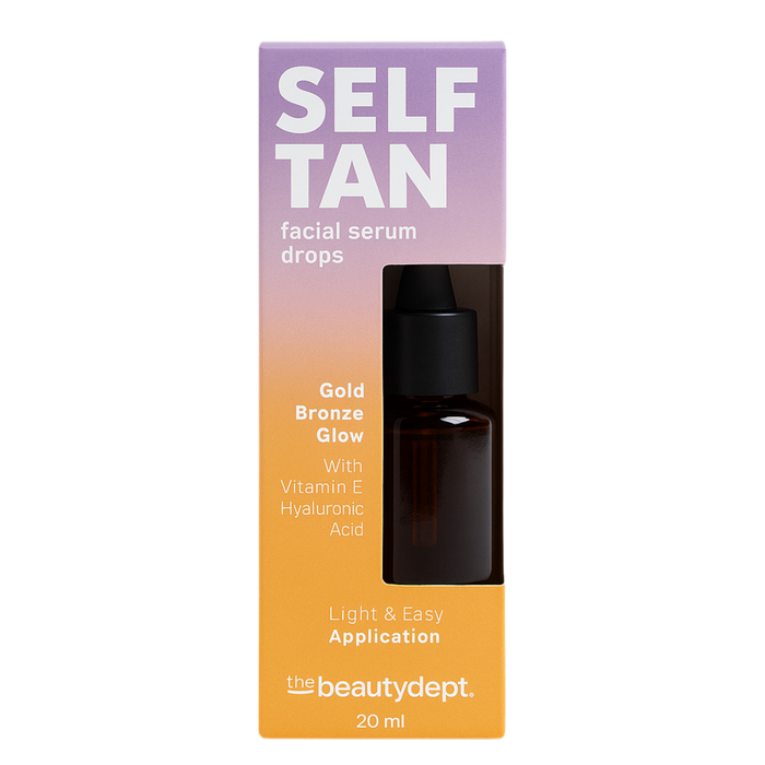 The Beautydept. SELF TAN Facial Serum Drops – Gold Bronze Glow – 20 ml