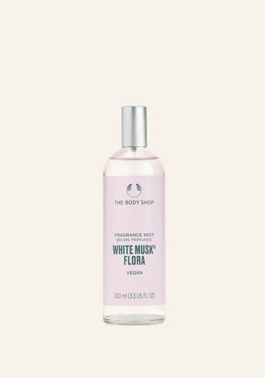 🌸 The Body Shop White Musk Flora Fragrance Mist – 100ml - - Pinky Cosmetics -- United Arab Emirates -- Pinky Cosmetics