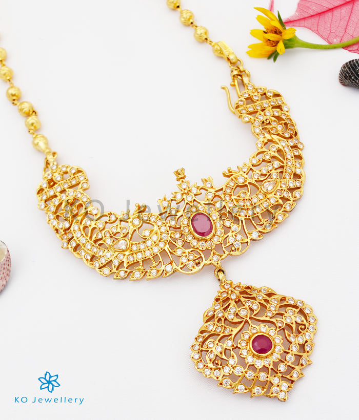The Kadambini Silver Makarakanti Necklace