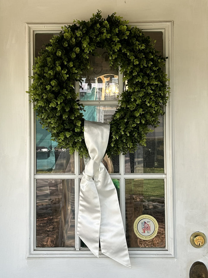 Winter White Satin Sash (4" x 56")