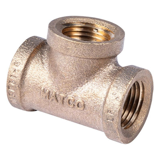 1/2" Lead Free Brass Tee