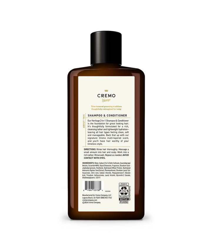 2-in-1 Heritage Black Shampoo & Conditioner