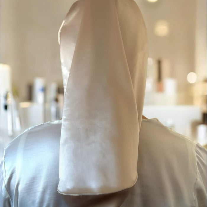 22 Momme Silk Long Bonnet: Champagne (Jumbo)
