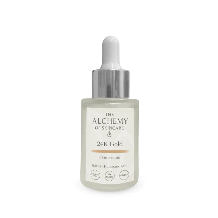 24K Gold & Hyaluronic Acid Facial Skin Serum #skincare#