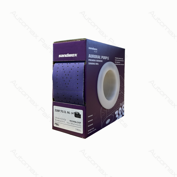 328 Plus Purple Ceramic Film Sanding Roll P80